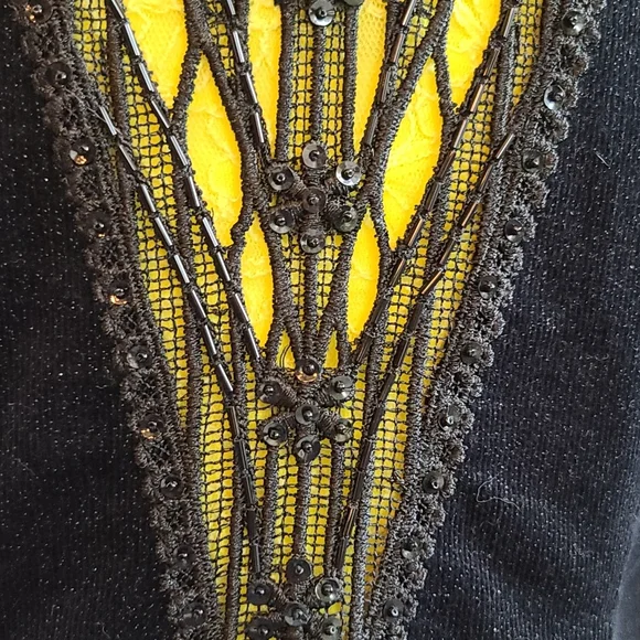 Bisou Bisou Black Sparkly Jacket - Picture 7 of 16